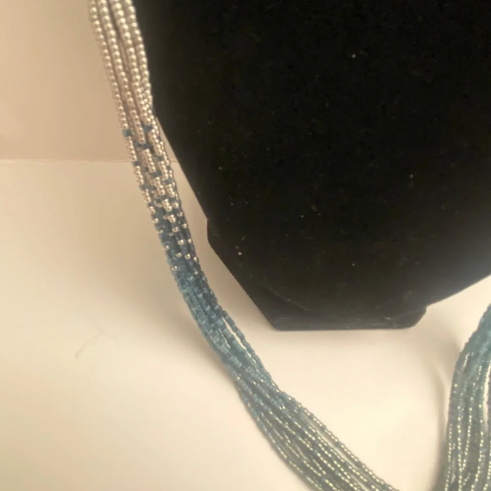 Silpada Retired Multi-Stone Seed Bead Sterling Necklace N2069
